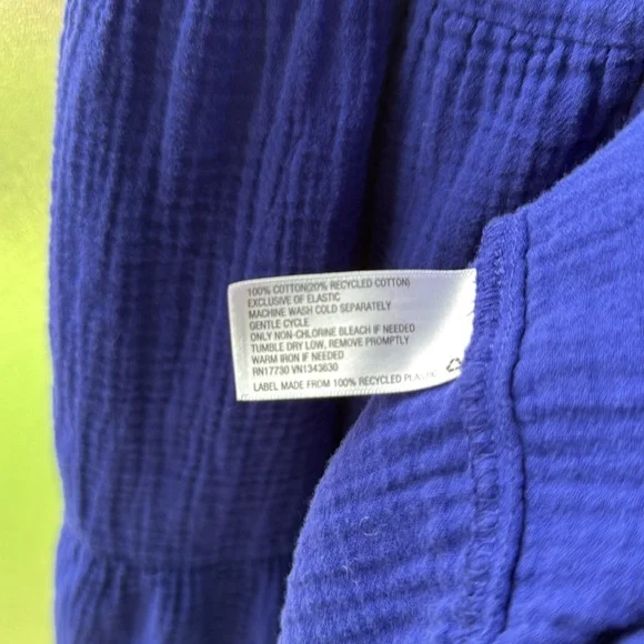 Universal Thread Cotton Gauze Sleeveless Maxi Dress Smocked Back Panel Pockets! - Picture 14 of 16